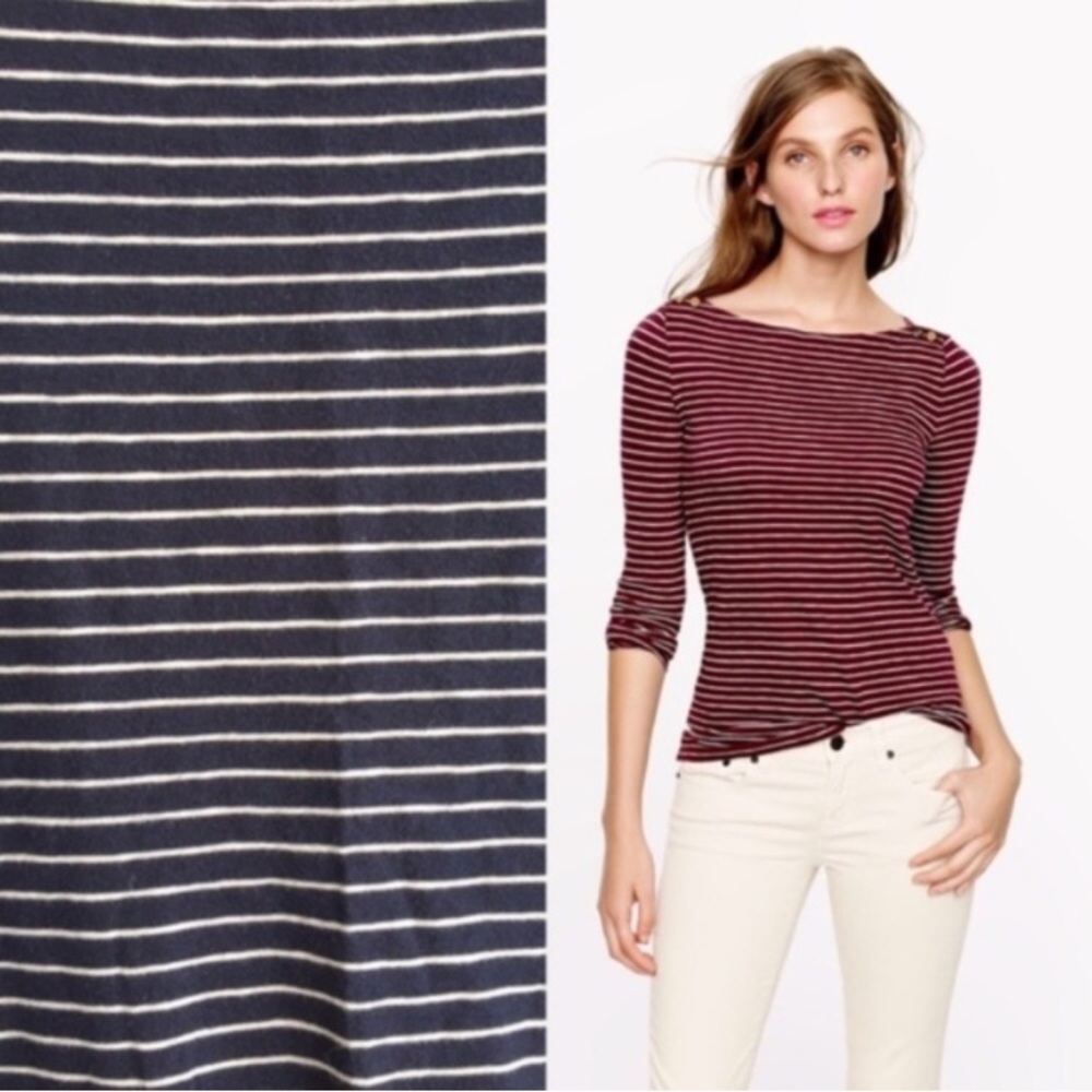 J. Crew Striped Painter Tee